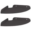vidaXL Flytande hylla med hylla med lagring 2 pcs Svart 18 x 18 x 2 cm