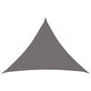 vidaXL Sols&auml;tt segel 7 x 5 x 5 m HDPE Triangul&auml;r Ljusgr&aring;