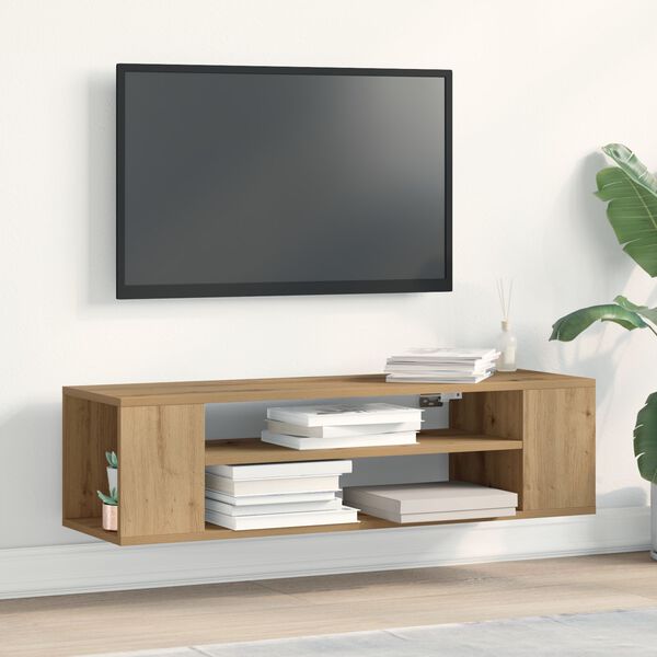 vidaXL TV-sk&aring;p artisian oak 100 x 30 x 26,5 cm Konstruerat tr&auml;