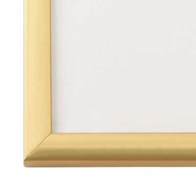 vidaXL Fotoramar 5 st för vägg eller bord guld 28x35 cm MDF