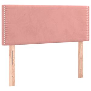 vidaXL S&auml;nggavel rosa 100 x 5 x 78/88 cm sammet