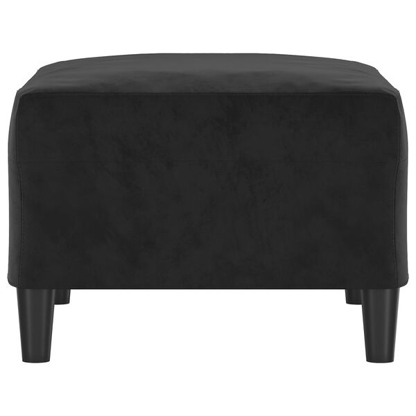 vidaXL Fotpall svart 70x55x41 cm sammet