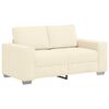 vidaXL Loveseat soffa cremef&auml;rgad 160x77x82 cm manchestertyg