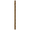 vidaXL V&auml;ggmonterad huvudgavel honungsbrun 156x3x63 cm massiv furu