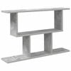 vidaXL V&auml;gg hylla Betonggr&aring; 80 x 15 x 50,5 cm Konstruerat tr&auml;