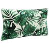 vidaXL Ryggkudde PUTTEN 100% Polyester Bladm&ouml;nster 80 x 40 x 15 cm