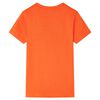 T-shirt för barn mörk orange 92