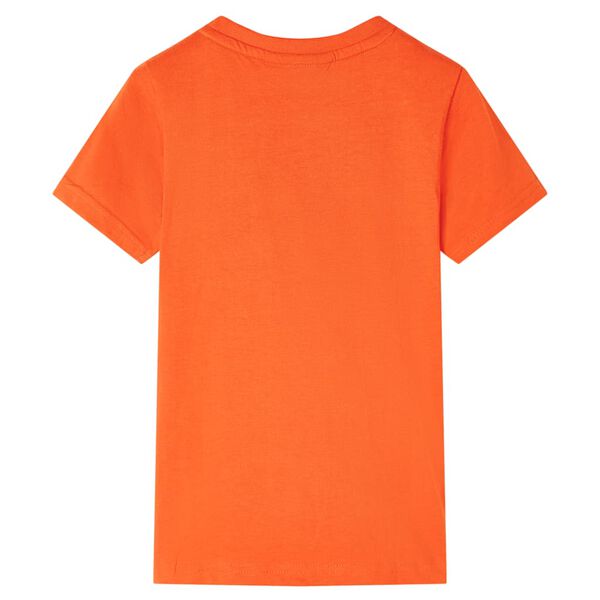 T-shirt för barn mörk orange 92