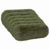 vidaXL Kudd&ouml;verdrag 6 st HEERLEN Gr&ouml;n &Oslash; 15 x 40 cm PV Fleece