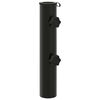 vidaXL Parasollbasr&ouml;r 0.6 kg Svart J&auml;rn for 40-50 mm Pole