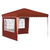 vidaXL Pop-up Partyt&auml;lt 288 x 288 x 245 cm Terracotta Oxford Tyg