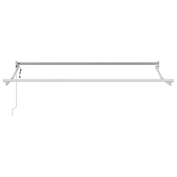 vidaXL Elektrisk utdragbar markisram Vit 3 x 2 m Aluminium