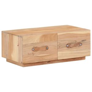 vidaXL Soffbord 90x50x35 cm massivt &aring;tervunnet tr&auml;