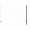 vidaXL St&auml;ngsel med stolpe Gr&ouml;n 1,4 x 100 m St&aring;l och PVC