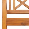vidaXL Tr&auml;dg&aring;rdsb&auml;nk Brun 110 x 56 x 90 cm Massivt Akaciatr&auml;