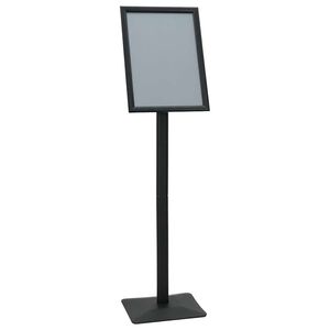 vidaXL Pedestal affischst&auml;ll a3 Gjutj&auml;rn Svart