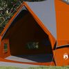 vidaXL Teepee T&auml;lt med tak Gr&aring; och orange 490 x 410 x 210 cm