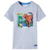 T-shirt f&ouml;r barn gr&aring; 128
