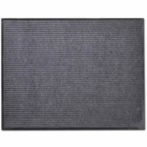 vidaXL D&ouml;rrmatta gr&aring; 90 x 60 cm PVC