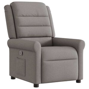 vidaXL Reclinerf&aring;t&ouml;lj taupe tyg