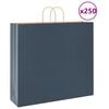 vidaXL Pappersp&aring;sar 250 st med handtag bl&aring; 54x15x49 cm