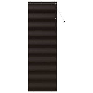 vidaXL Persienn M&ouml;rkbrun 70 x 250 cm 35 mm Massivt Paulownia-tr&auml;