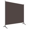 vidaXL Rumsavdelare brun 175x180 cm tyg