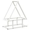 vidaXL Vedst&auml;ll vit 50x25x60 cm kallvalsat st&aring;l