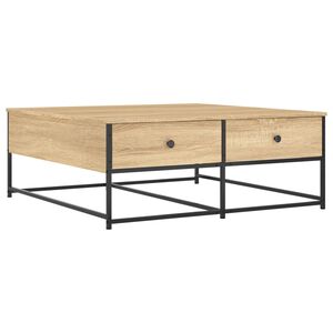 vidaXL Soffbord sonoma-ek 100x99x40 cm konstruerat tr&auml;