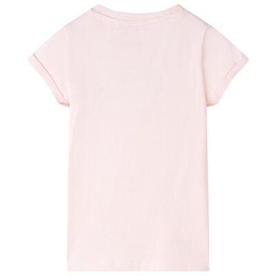 T-shirt för barn mjuk rosa 140