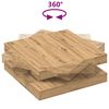 vidaXL Soffbord 360 grader vridbart artisan ek 90x90x34,5 cm