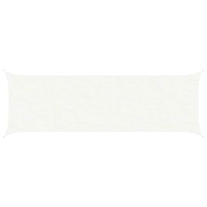 vidaXL Solskugge segel Vit 6 x 2 m 100% polyester oxford
