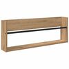 vidaXL Tidningshylla Artisan Ek 80 x 12 x 30 cm Konstruerat tr&auml;