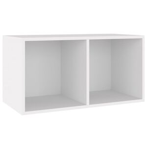 vidaXL Vinylhylla vit 71x34x36 cm konstruerat tr&auml;