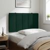 vidaXL Headboard Cushion "Hanko" Dark Green 90 cm Velvet