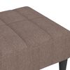 vidaXL Fotpall taupe 78x56x32 cm tyg