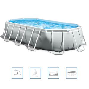 Intex Pool med tillbehör Prism Frame oval 503x274x122 cm 26796GN