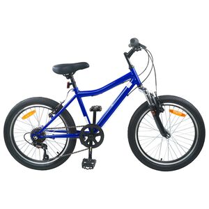 vidaXL Barncykel 20 Tum 6-Hastighet f&ouml;r 6-11 &aring;r gamla M&ouml;rkbl&aring;