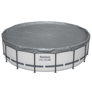 Bestway Poolt&auml;cke 1 &Oslash;6,71 m Rund Polyester Gr&aring; for