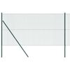 vidaXL Svetsat tr&aring;dgaller markf&auml;ste 100 x 1 m PVC-belagda st&aring;l Gr&ouml;n