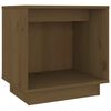 vidaXL S&auml;ngbord honungsbrun 40x30x40 cm massiv furu