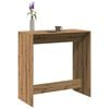 vidaXL Barbord artisian-ek 102x50x103,5 cm konstruerat tr&auml;