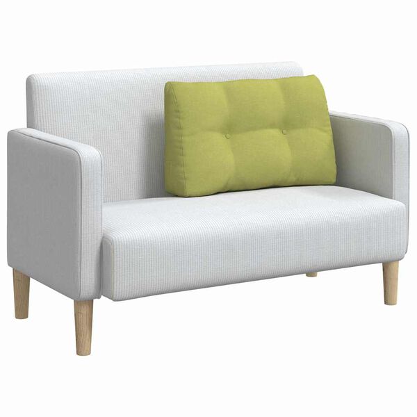 vidaXL Ryggkudde Ljusgr&ouml;n 80 x 24 x 50 cm tyg