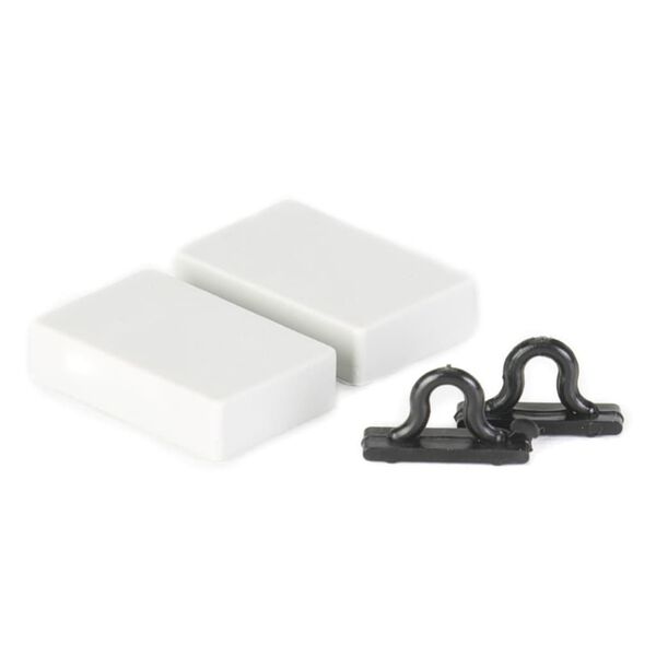 Travellife Insektsgardin f&ouml;r d&ouml;rr Chenille 185x56cm gr&aring; vit bl&aring;