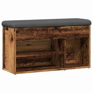 vidaXL Skob&auml;nk gammalt tr&auml; 82x32x45,5 cm konstruerat tr&auml;
