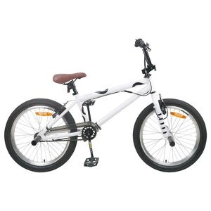 vidaXL BMX Cykel 20 Tum f&ouml;r &ouml;ver 9 &aring;r gamla Vit