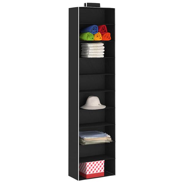 vidaXL Hängande garderobsförvaring 2 st med 10 fack tyg