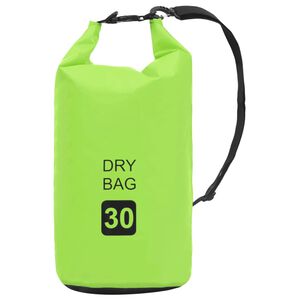 vidaXL Vattent&auml;t packp&aring;se gr&ouml;n 30 L PVC