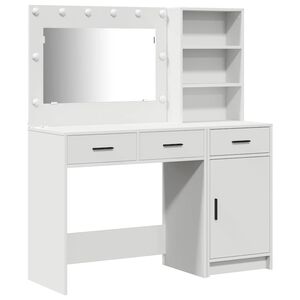 vidaXL Smyckebord 2 st Vit 78,5 x 41 x 135 cm Konstruerat tr&auml;