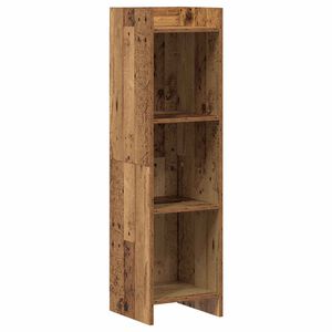 vidaXL Bokhylla Gammalt tr&auml; 30 x 30 x 111 cm Konstruerat tr&auml;